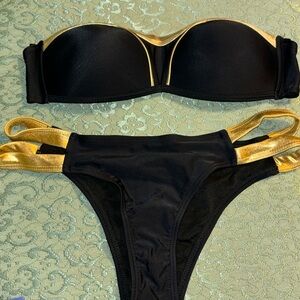❣️🆕❣️M 🖤Black& Gold✨ Bikini 👙